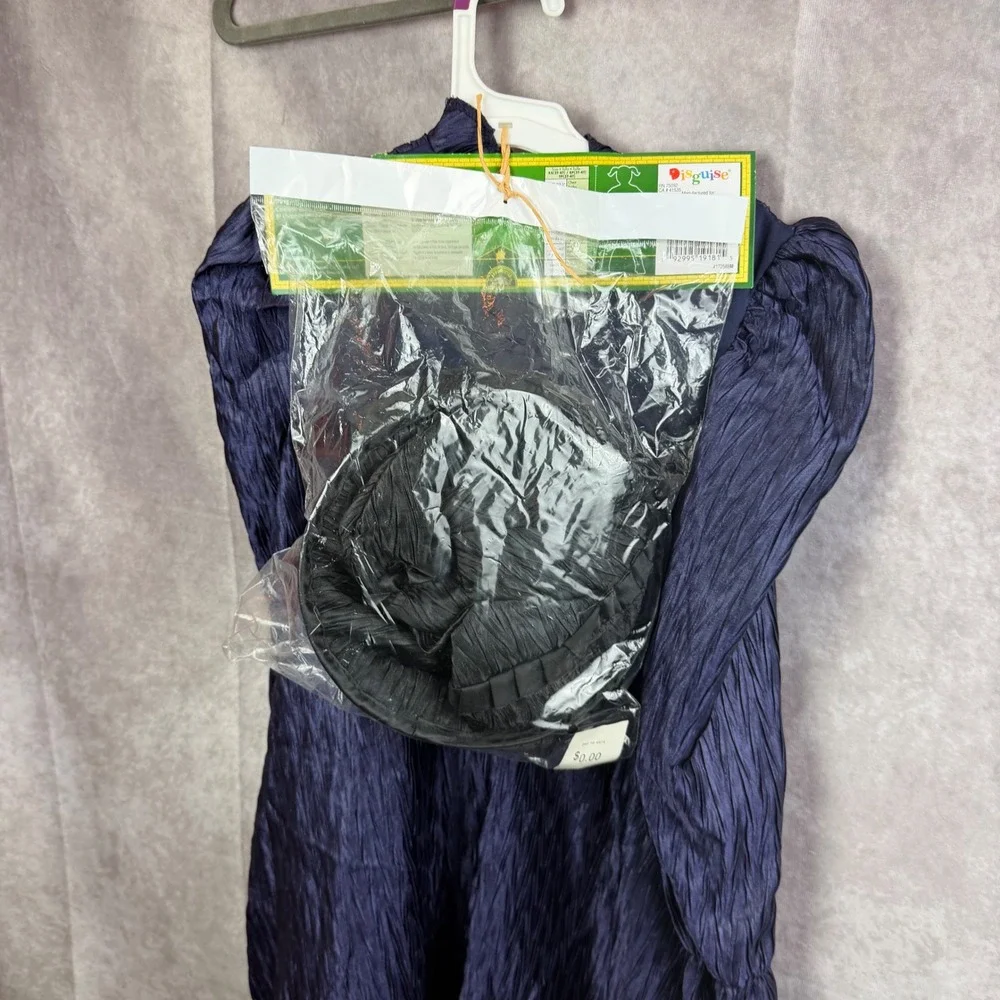 Disguise Wicked Movie Elphaba Witch Costume Kids XS 3T-4T Dress Hat Cape 172589M